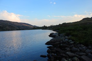 Mistymoon Lake at Dusk, Bighorn Mountains, Wyoming